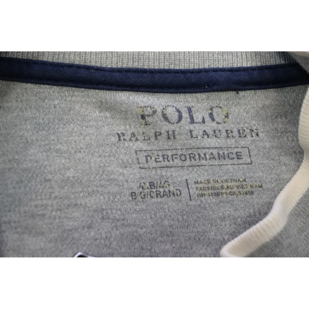 Polo Ralph Lauren Track Jacket Mens‎ 4XB 4XL BIG Stripe Full Zip Athletic EUC